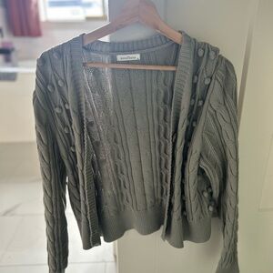 NWOT Plymouth Cardigan Mint Green Sweater